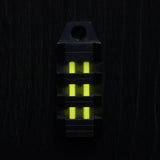 Self-luminous 25 Years Double Tube Tritium TC4 Titanium Alloy Keychain