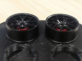 1/24 RC DRIFT CAR M1 Hexagon Stainless Steel Wheel Mounting Screw 21 PCS with Hexagon Sleeve