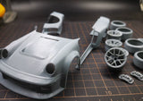 1/24 SINGER DLS 934 911 Rc Drift Car Shell 3d Print Op Part for Tamiya