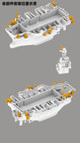 3D Printing Miniature Version USS Ford CVN78 Aircraft Carrier Assembled Model Kit