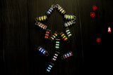 Self-luminous 25 Years Double Tube Tritium TC4 Titanium Alloy Keychain