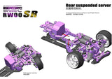 ZERORC RW00SR MR 1/24 RC DRIFT CAR KIT with Op Parts