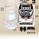 911 GT3 RS Clear Shell Magnetic Lamp Component  for 1/10 Tt02 MST RDX Rc Car