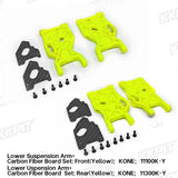 KKPIT K1 SCE/TTE/LBE KBT Rc Car Front Swing Arm Carbon Fiber Reinforced 11100K-Y