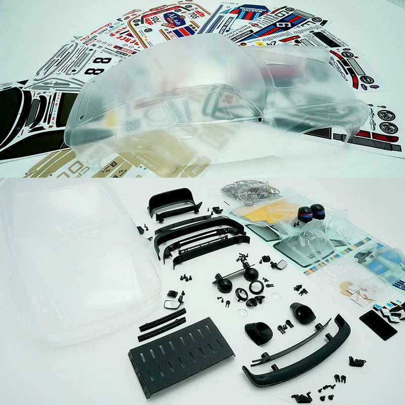 RZHOBBY WRC9 933 Dakar 1/10 RC Rally Car Transparent Body Set