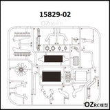 CAPO CD15829 GTR R34 1/8 Rc Car Plastic Parts