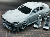 1/24 ADRO M2 G87 RC DRIFT CAR 3D Printed Car Shell