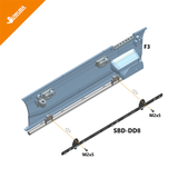 JWB 1/14 TAMIYA Scania 770S 4 X 2 56379 RC TRACTOR Side Skirt Light SB-DD8