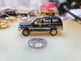 1/87 HO SCALE  LC100 4X4 Static Model Car Modified RC Brass Chassis  KIT