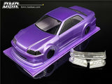 BMRC 1/24 Rc Drift Car JZX Car Shell Soft Shell with Lamp Cup with Coating