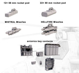 1/35 EC665 Europe Tiger Gunship 3D Printing Helicopter  Assembly Model