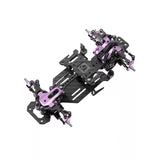 TG Super TT Rc Drift Car Chassis KIT Wheelbase 71-77mm