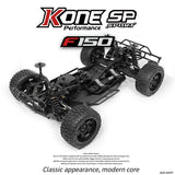 KKPIT 1/10c F150 Rc Pickup with KONE-M Chassis CS040 Transparent Case RTR