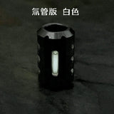 Color Titanium Alloy Tritium Tube Keychain Self-luminous for 25 Years
