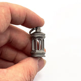 Titanium Alloy Tritium Tube Lamp Keychain 3x22.5mm