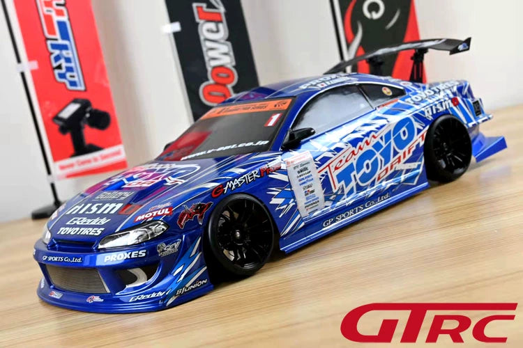 1/10 Finished Drift Car body shell TOYO S15 D1GP Width 195mm