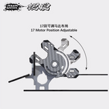 BMRC DRR01-V2 1/10 Rc Drift Car Silver Wolf Op Parts