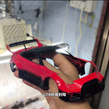 1/24 GT R35 RC DRIFT CAR car case 3d print OP parts with transfer sticker for tamiya 24300