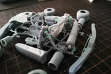 1/24 Kart Rc Drift Car with Transfer Watermark Spare Parts