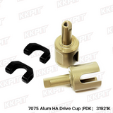 KKPIT PDK 1/10 Rwd Rc Drift Car LSD Differential Aluminum Alloy Cup with Protector 31921K