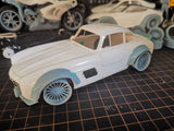 1/24  300SL fat boy RC DRIFT CAR SHELL 3D PRINT OP PART FOR TAMIYA