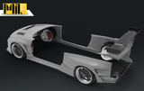 1/24 R33 HOGO SILVA Rc Drift Car 3d Print Op Parts for Tamiya