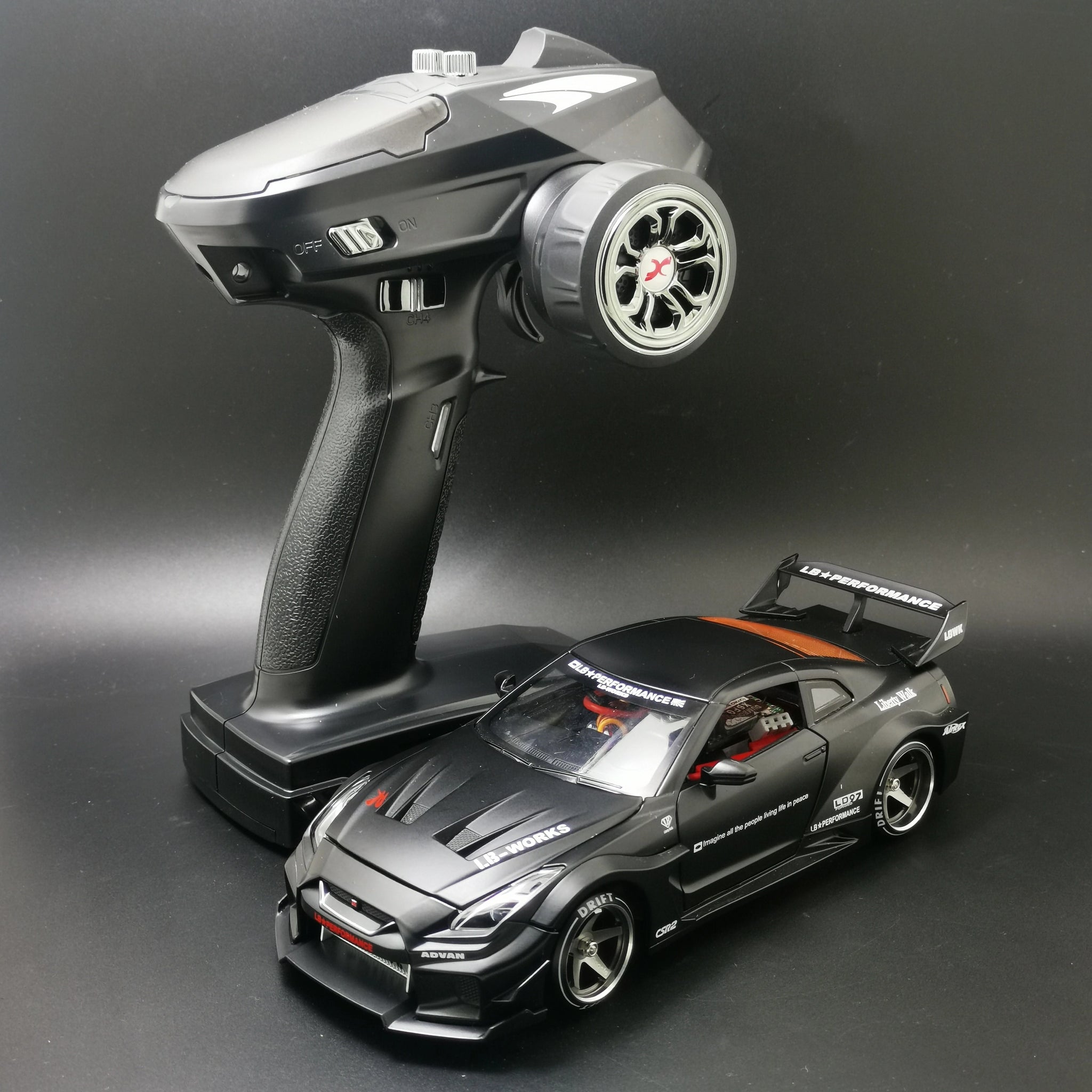 1/24 Metal Shell Chassis GTR R35 AWD Gyro Brush Motor Rc Drift Car 1/24 Metal Shell Chassis GTR R35 AWD Gyro Brush Motor Rc Drift Car