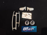 88Drift 1/10 Rc Drift Car GR Pandem Transparent Shell Wheelbase 257mm