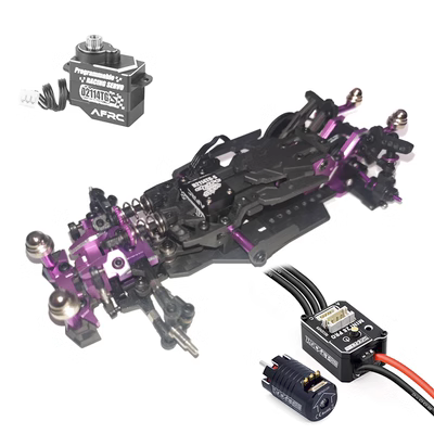 ZERORC RW00sr 2nd Generation 1/24 Rc Drift Car Frame KIT with Electronics
