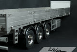 LXYRC 1/14 European Style Metal Three-axis Trailer