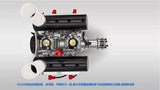 DLE400 DLE 400 RC Fixed-wing Aircraft Air-cooled Engine Electric Start with Power Generation Function 400W