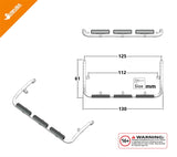 1/14 Tamiya Rc Tractor Plastic Roof Spotlight CTD-D30
