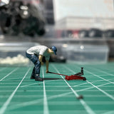1:64 Scale  Mechanic Figure Jack Miniature Car Repair Scene for NEZ RC DRIFT CAR