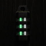 Self-luminous 25 Years Double Tube Tritium TC4 Titanium Alloy Keychain