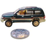 1/87 HO SCALE  LC100 4X4 Static Model Car Modified RC Brass Chassis  KIT