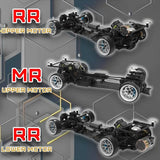 3RACING D6S SPORT 1/10 Rwd Rc Drift Car KIT