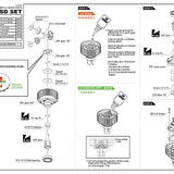 MST LSD Limited Slip Differential Assembly 48P 60T Large Gear for 1/10 RMX 4 M 2.5 EX Rc Drift Car 210743