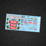 1/10 1/24 Rc Drift Car GR86 Shell Sticker D1TMAR2022 SC1656