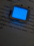 Titanium Alloy Tritium Signal Light Keychain Self-luminous for 25 Years