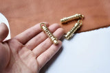 Brass Tritium Trachea Keychain 3x22.5mm