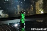 Sterling Silver Tritium Tube Keychain Self-luminous for 25 Years