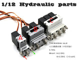 WST J-16 1/12 Hydraulic Excavator 1-6CH Directional Valve with Medium Oil Return Function
