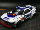 1/24 TAMIYA MADMIKE RX7 BOSS rc drift car body, painted finished 106mm wheelbase