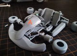 1/24 Kart Rc Drift Car with Transfer Watermark Spare Parts