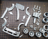 1/24 RWB 911 930 1/24 Rc Drift Car 3d Print Op Part for Tamiya