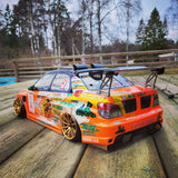 1/10 RC Drift Car YUKES Impreza SC1389 Wheelbase 256mm Sticker