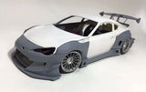 1/24 rc drift car GT86 Roketbunny V3 3d printed parts for AOSHIMA