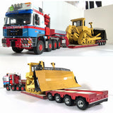 Tamiya 1/14 Rc Tractor All Metal Removable Transport Trailer with Wireless Transmission Light Set