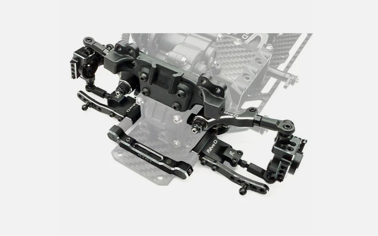Reve D Rear Swing Arm Rear Suspension Variable TOE Kit for 1/10