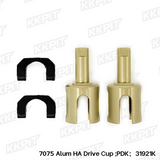 KKPIT PDK 1/10 Rwd Rc Drift Car LSD Differential Aluminum Alloy Cup with Protector 31921K